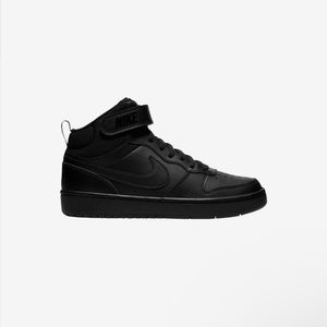 Black NIKE Court Borough Mid 2
